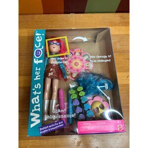 Y2K 2001 what’s her face glam fashion activity doll drawmissing some things